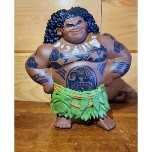 Large Heavy Disney Moana Mega Maui Bath Doll Action Figure Toy Dewayne The Rock